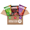 Quest Nutrition Tortilla Style Protein Chips, Spicy Variety Pack, Chili Lime, Hot & Spicy, & Spicy Sweet Chili, 12 Count (3 Each