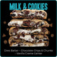 My Cookie Dealer Soft Baked Cookies, Milk & Cookies (3-Pack, 4oz Cookie) - Oreo Batter with Chocolate Chips & Chunks, filled wit