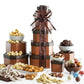 Gift Basket With Assorted Sweets, Cookies And Nuts