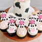 24 Pcs Cow Cupcake Toppers Farm Animal Birthday Cupcake Picks For Cow Theme Baby Shower Kids Boys Girls Birthday Party Cake Deco