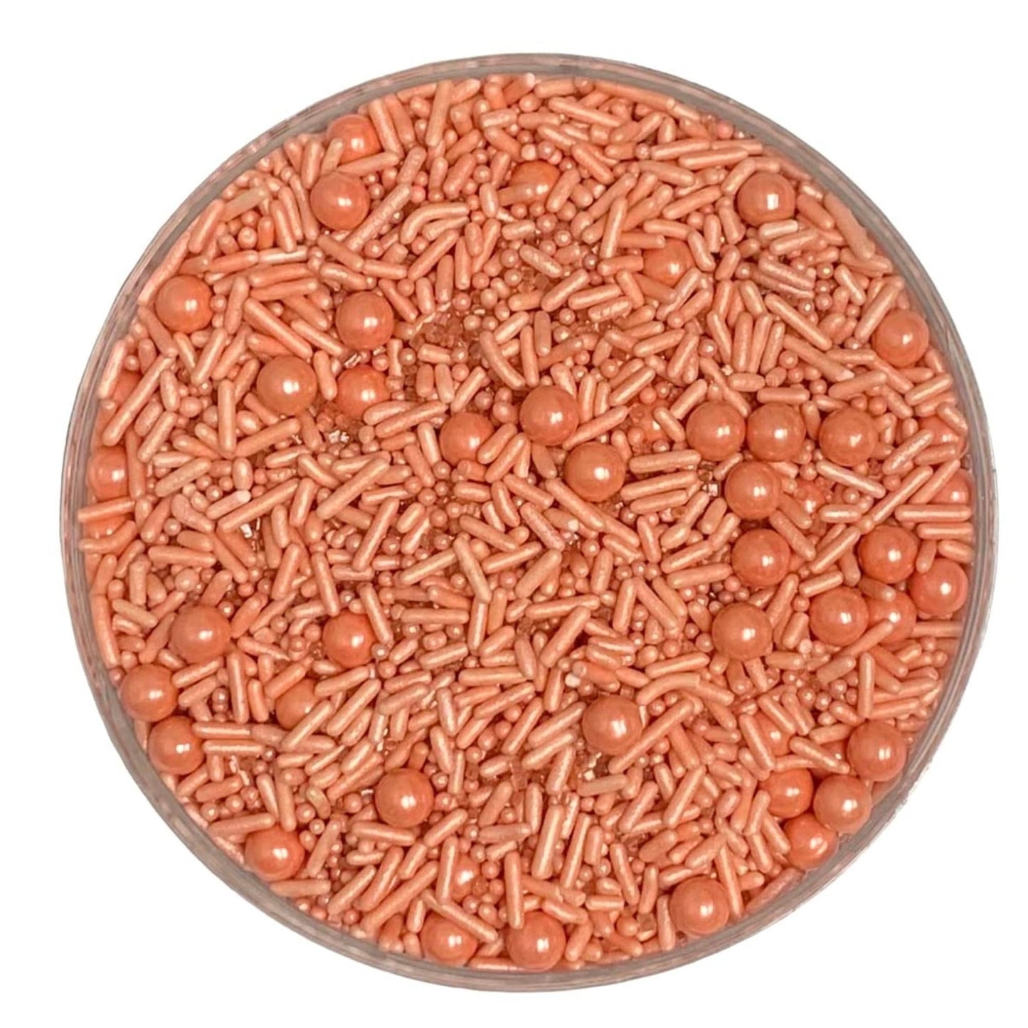 Cool Mom Sprinkles Rose Gold Sprinkles (4 Oz.) - Themed Sprinkles For Decorating Cakes, Cupcakes, Cookies & Desserts - Packaged