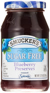 Smucker's Sugar Free Preserves, Blueberry, 12.75 oz