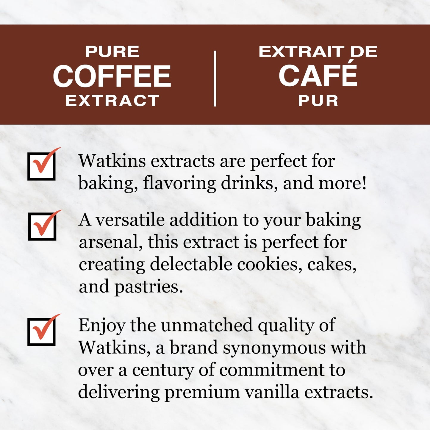 Watkins Pure Coffee Extract, 2 Oz. Bottles, Pack Of 6 (Packaging May Vary)