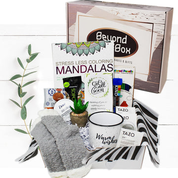 Get Well Soon Gift Basket For Women Care Package Variety Box W/Snacks After Surgery Or Injury Speedy Recovery, Feel Better Soon