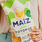 Siete Maiz Totopos Corn Tortilla Chips | Lime | Gluten Free | Vegan Snacks | Non Gmo & Organic Corn Chip | Made With Avocado Oil