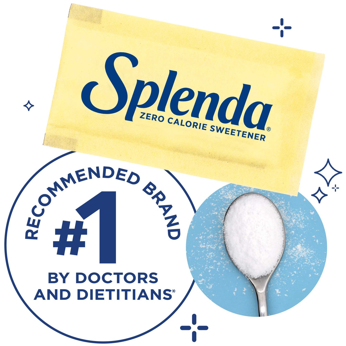 SPLENDA Zero Calorie Sweetener, Single-Serve Packets (200 Count)