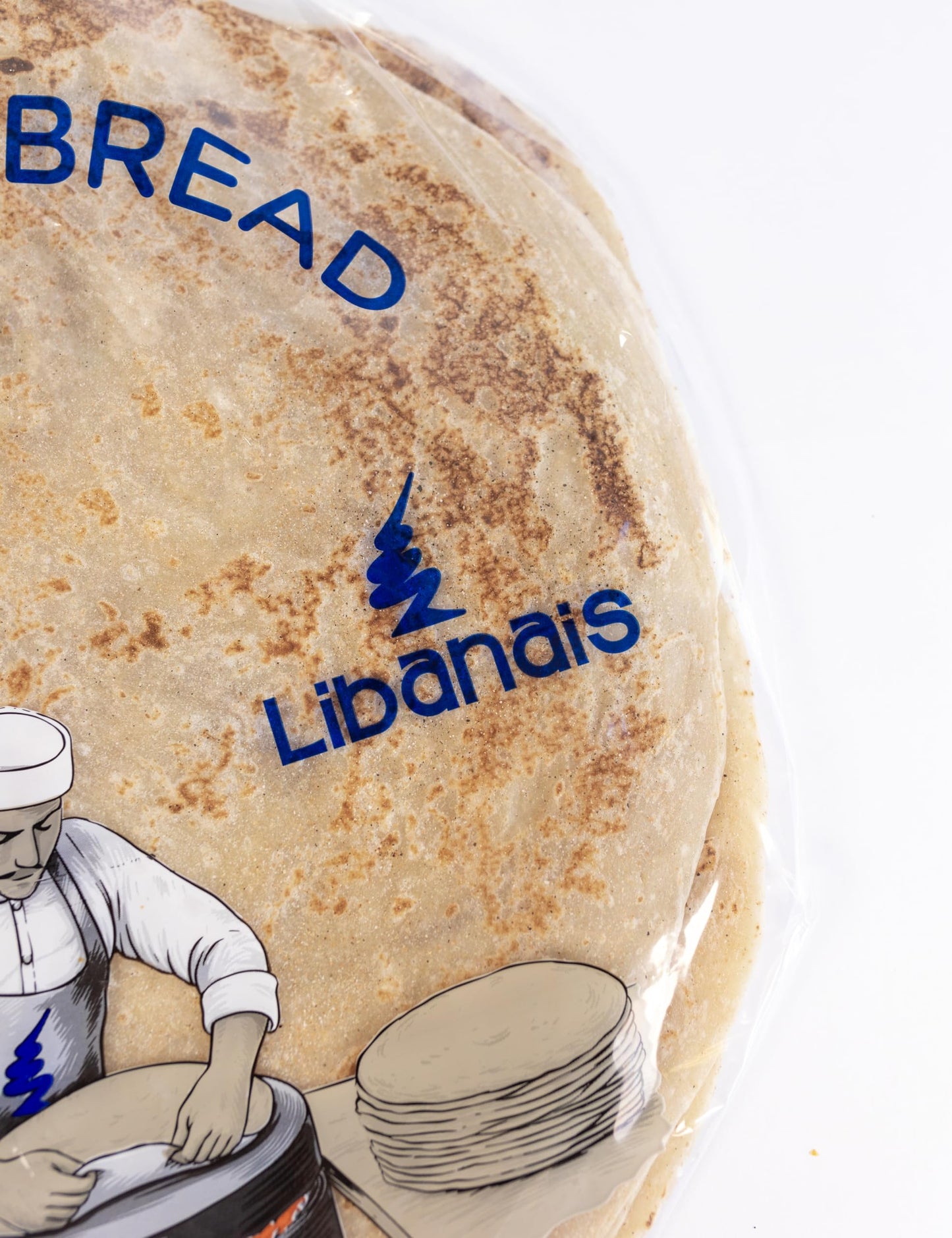 Libanais Authentic Handmade Saj/Lavash/Shrak/Markouk Thin Flatbread Bread, Vegan, Kosher, Halal, 2 Pack, 6 Loaves Per Pack (12 S