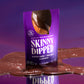 SkinnyDipped Super Dark Chocolate + Sea Salt Almonds, Vegan, Healthy Snack, Plant Protein, Gluten Free, 0.46 oz Mini Bags, Pack