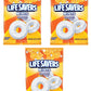 Life Savers Orange Mint Candies - Pack of 3 - Individually Wrapped Mints for Snacking and Sharing