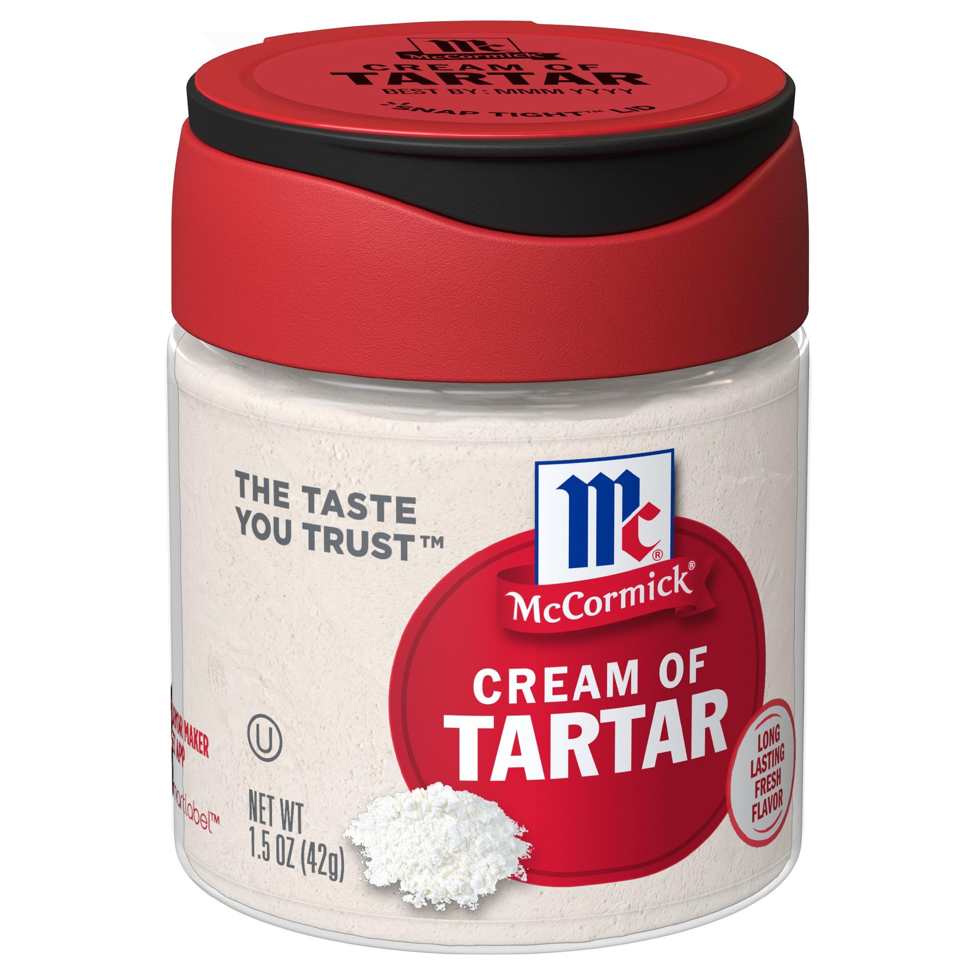 McCormick Cream Of Tartar, 1.5 oz - Baking Essential for Stabilizing Egg Whites and Leavening