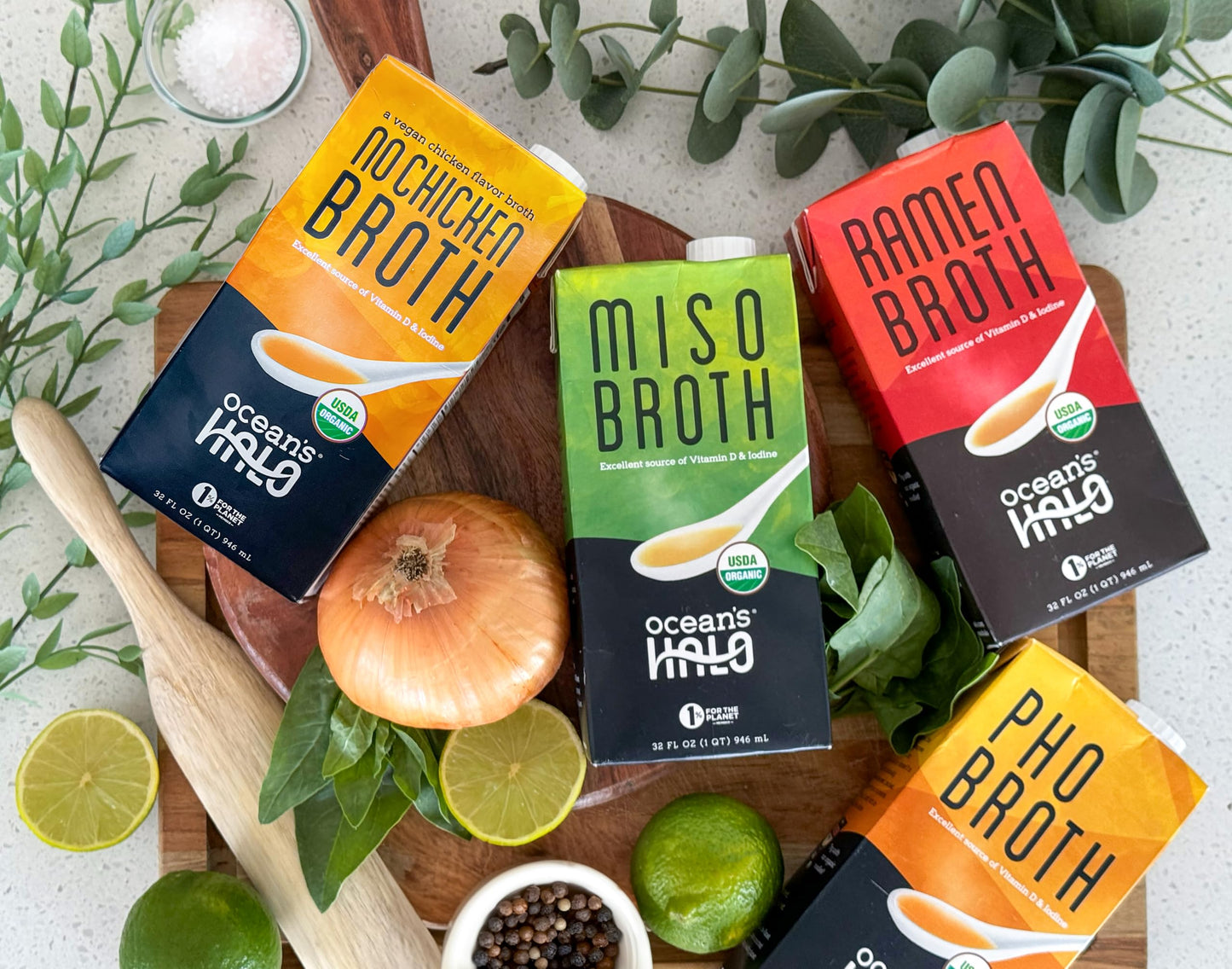 Ocean'S Halo, Organic And Vegan Ramen Broth, 32 Fl Oz