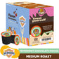 Crazy Cups Decaf Flavored Coffee Pods, Peppermint Chocolate Mocha, 22 Count, Compatible with Keurig K Cups, Recyclable Pods