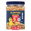 PLANTERS Salted Peanuts, Roasted in Peanut Oil, 35 Ounce Jar, Kosher, Plant-Based Protein Snack