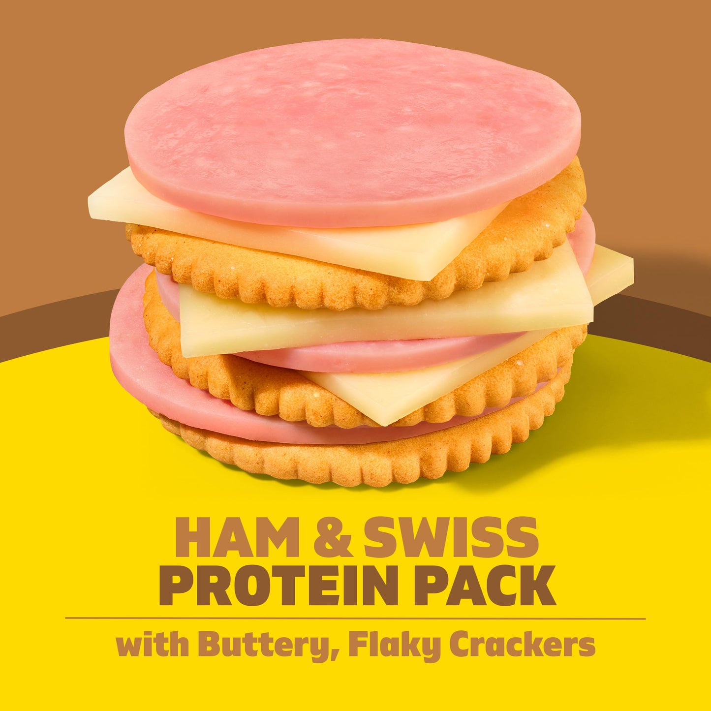 Lunchables Ham & Swiss Protein Pack, 3.2 oz Pack