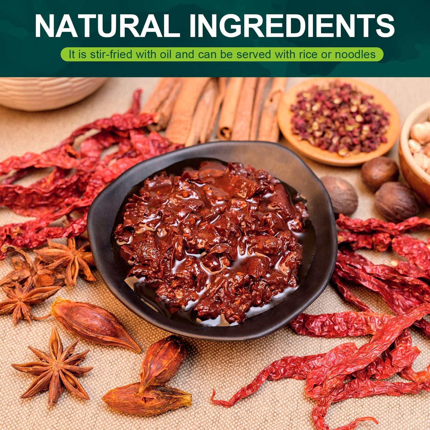 Soeos Sichuan Pixian Boad Bean Paste, Pixian Doubanjiang Chili Paste, Hong You Dou Ban With Red Chili Oil, Soybean Paste, 1 Lb (2 Indivisual Packs Included), (Soeos-P)