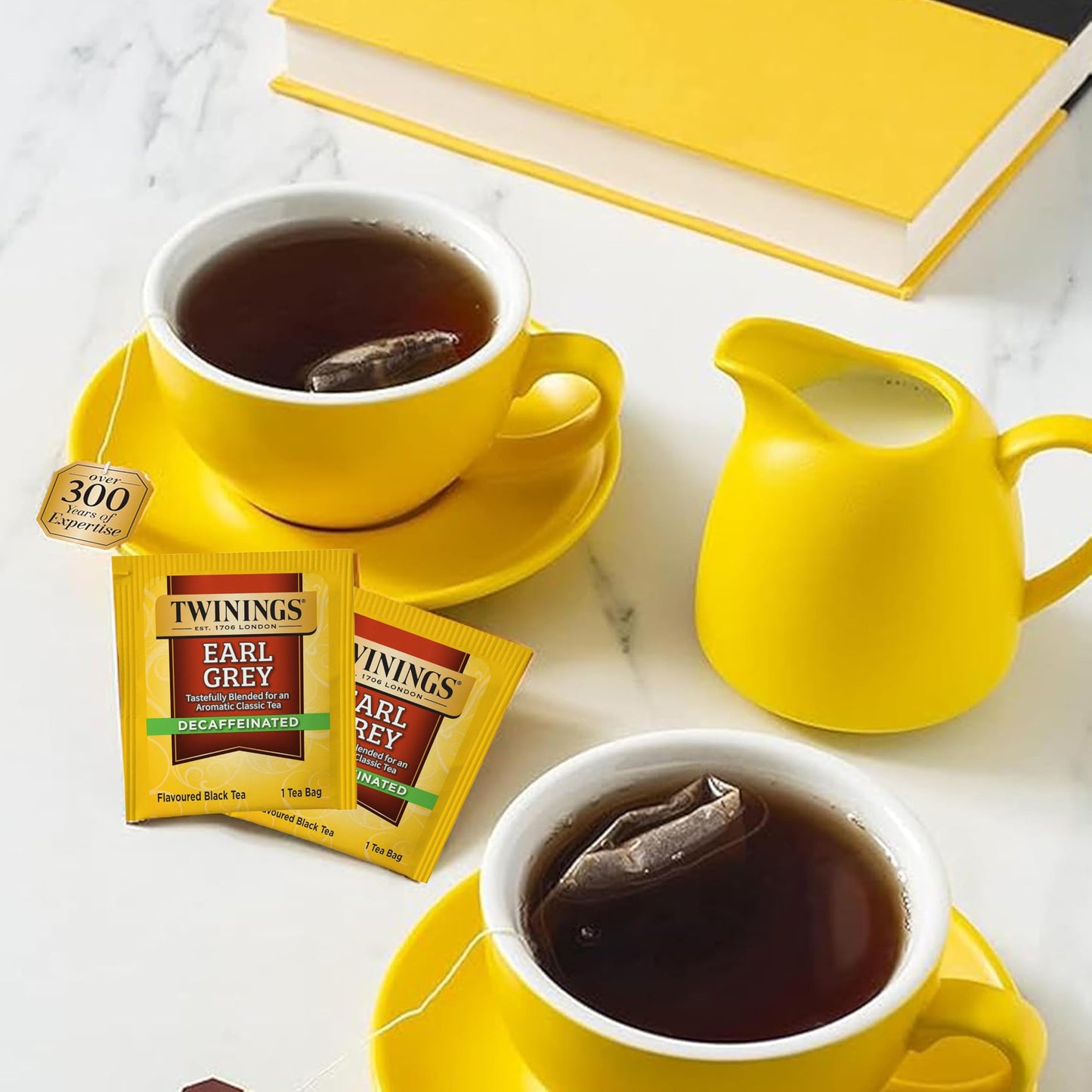 Twinings Tea Bag Sampler Variety With White Wooden Organizer Tea Chest (36 Tea Bags) 6 Different Popular Flavors, Gift For Tea Lovers: Women, Men, Mom, Dad, Family, Friends, Couples