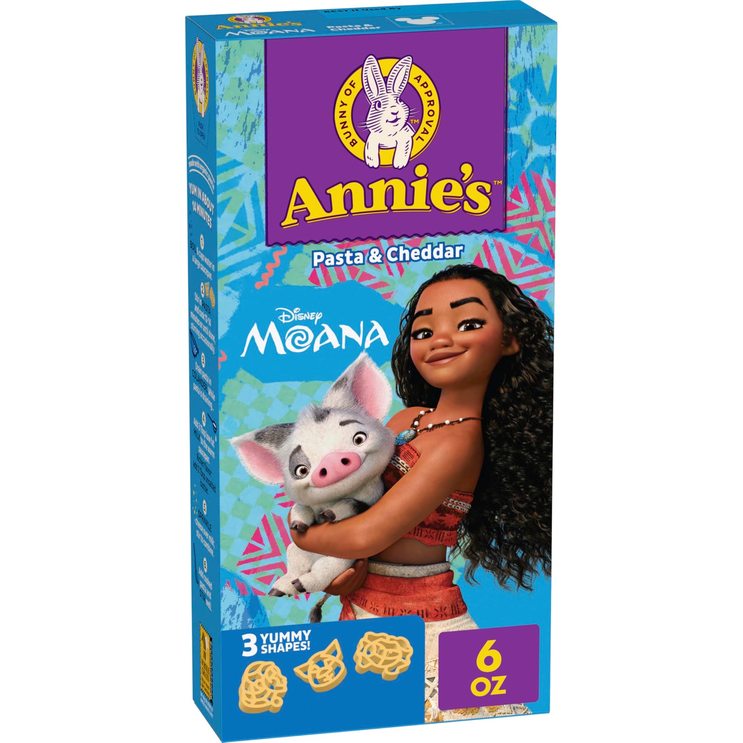 Annies Macaroni and Cheese, Disney Moana Pasta, Kids Dinner Side, 6 oz, Model 0013562140954