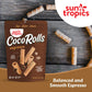 Sun Tropics Cocorolls Espresso, Gluten Free, Dairy Free, Snack-Crisp Rolled Wafer Made With Pure Coconut Cream, 6 Count