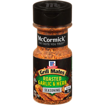 McCormick Grill Mates Roasted Garlic & Herb Seasoning, 2.75 oz (Pack of 6)