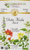 Celebration Herbals Organic Gotu Kola Tea Bags 24 Count