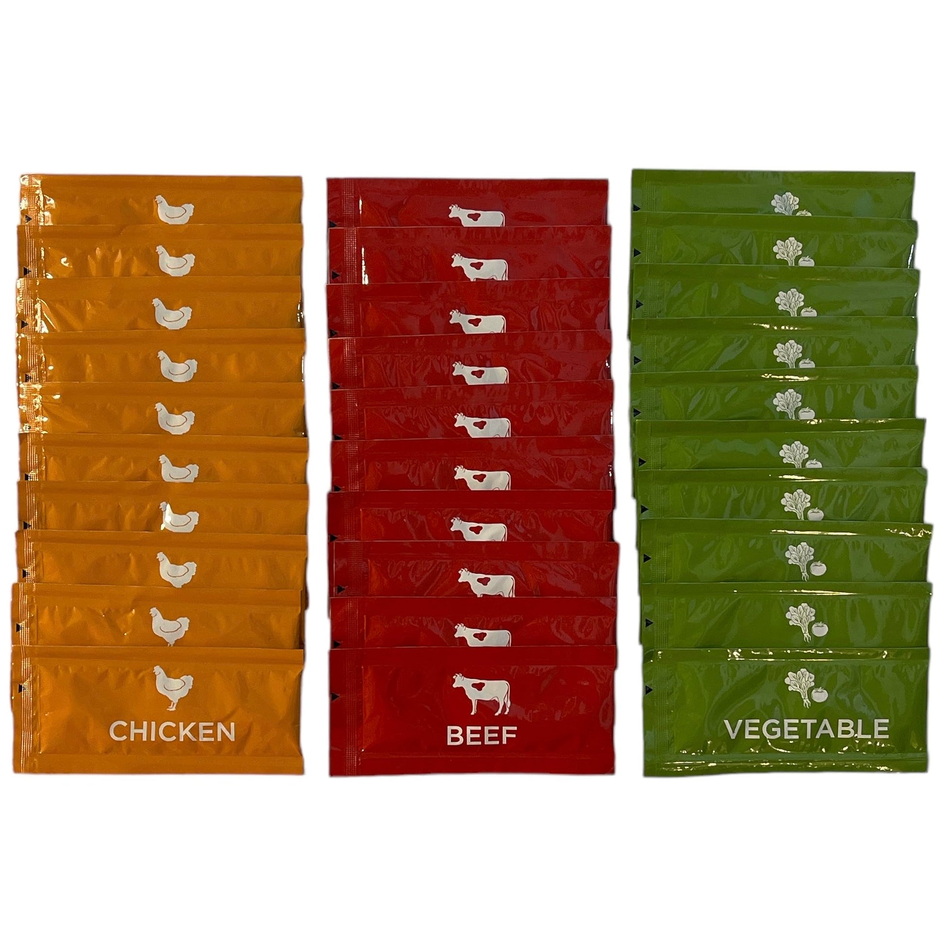 Savory Choice Broths Reduced Sodium Broth Variety Pack 10 Each Beef, Chicken And Vegetable Concentrates (30 Total) Make Great So
