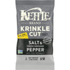 Kettle Foods Potato Chips Krinkle Salt & Fresh Ground Pepper, 5 Oz