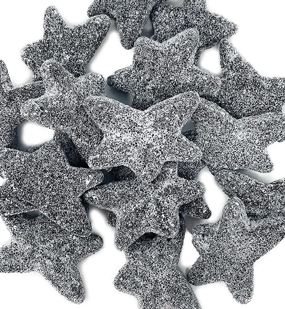 SweetGourmet Extra Salty Starfish Licorice | Dutch Super Sea Salty Stars | 2 Pounds