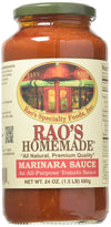 Raos Specialty Food Homemade Marinara Premium Pasta Sauce, 24 Ounce -- 12 per case.