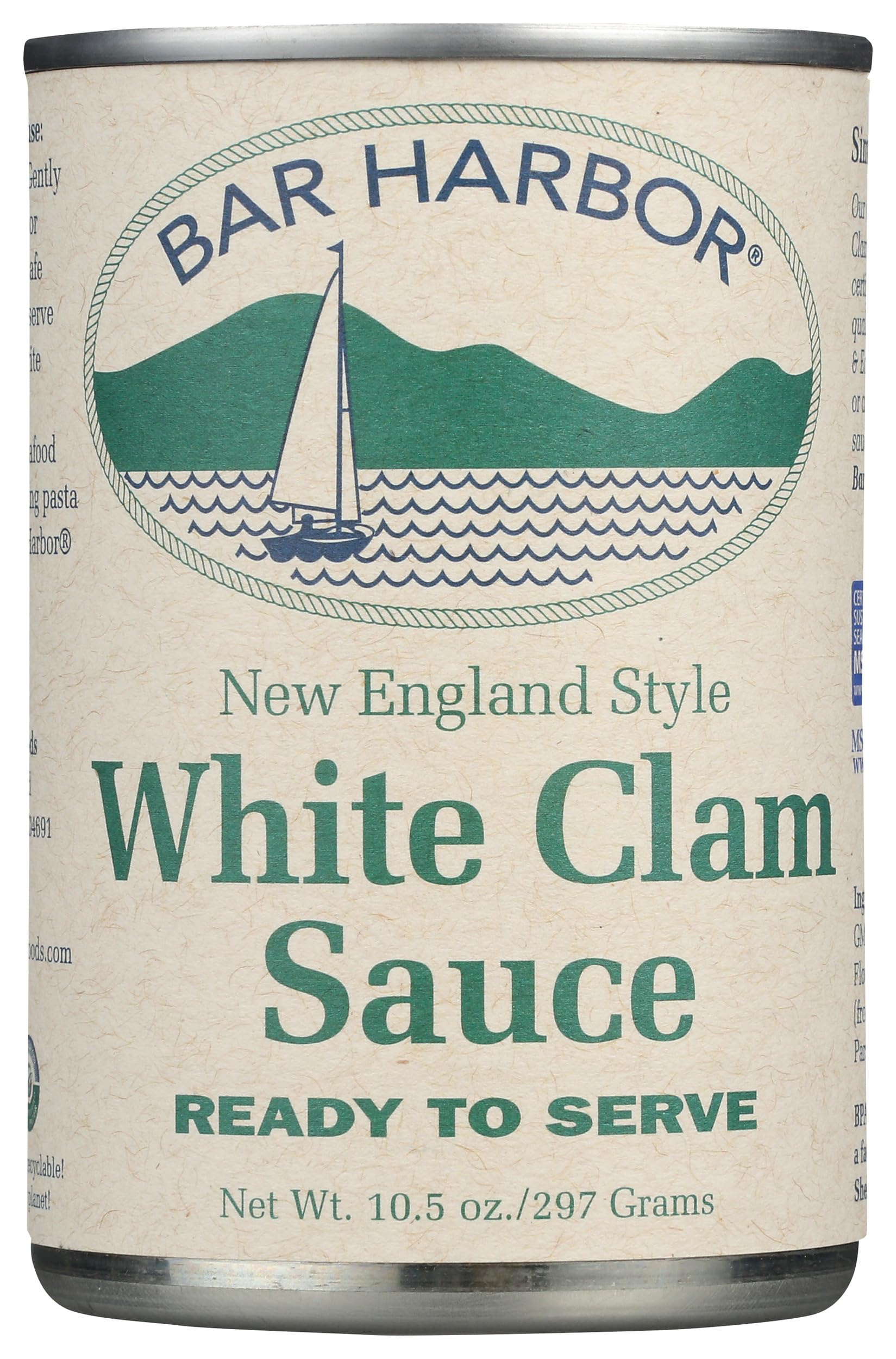 Bar Harbor White Clam Sauce, 10.5 Oz