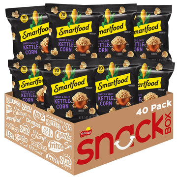 Smartfood Popcorn, Sweet & Salty Kettle Corn, 0.5 Ounce (Pack Of 40)