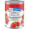 Duncan Hines Comstock Strawberry Pie Filling and Topping, 21 oz. (Pack of 8)