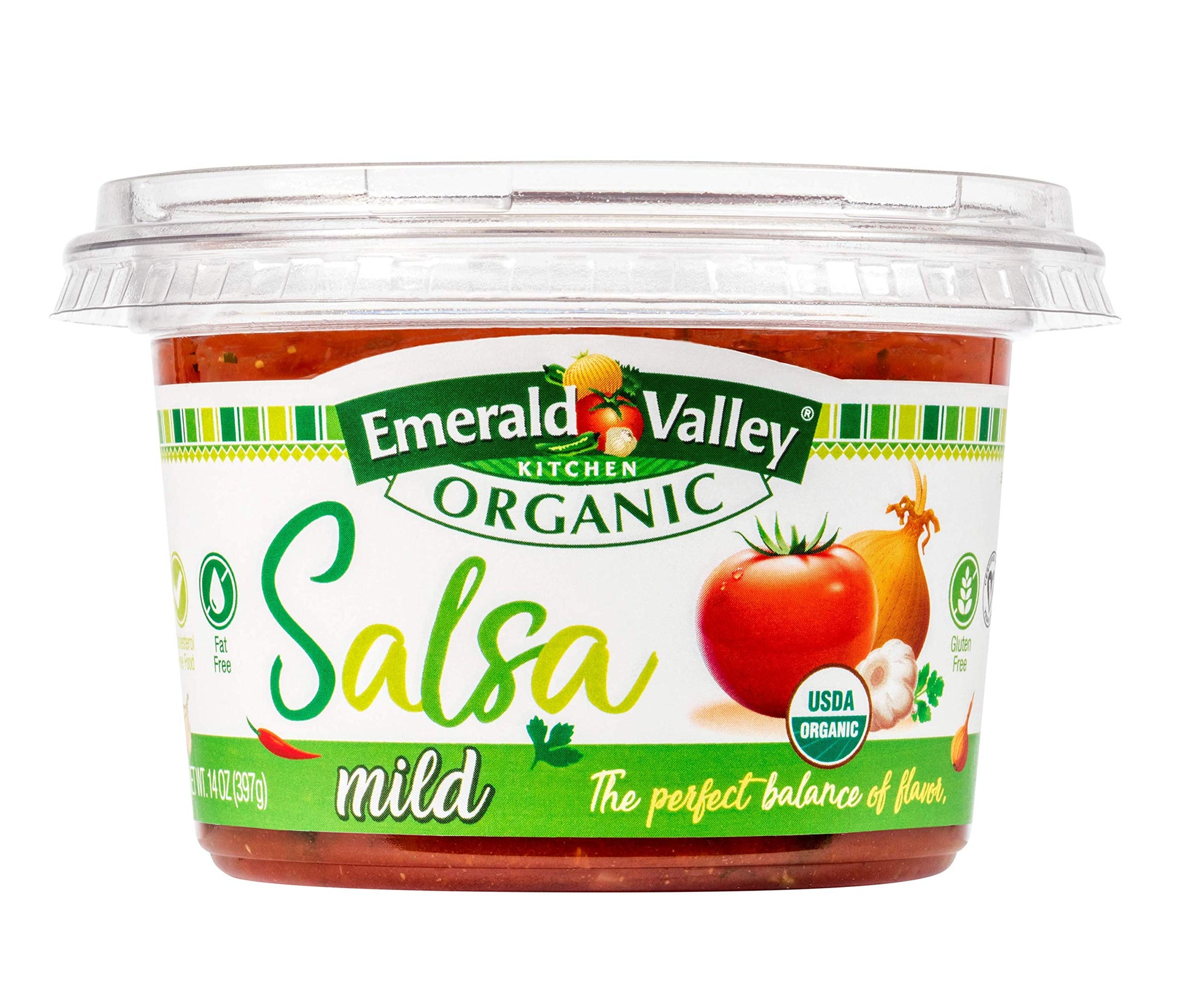 Emerald Valley Kitchen, Organic Mild Salsa, 14 Oz
