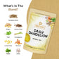 BREWIX Dandelion Root Detox Tea - Caffeine-Free Herbal Blend with Ginger, Tulsi & Turmeric, 25 Pyramid Tea Bags