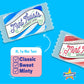 Atkinson Jumbo Red & White Mint Candy Sticks - 52 Count Jar - Classic Mint Flavor, Perfect for Parties and Gifting