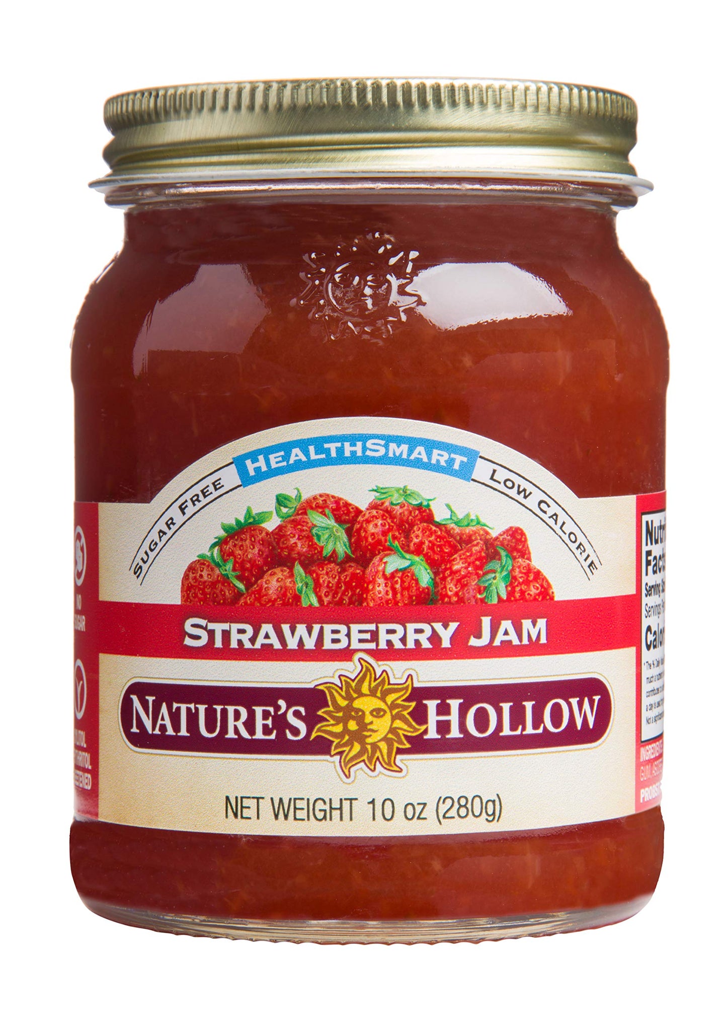 Nature'S Hollow Strawberry And Raspberry Jam: Sugar Free Jam And Preserves, Low Cal, Non Gmo, Keto Jam, Vegan, Gluten Free, And