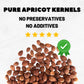 Berrilys Organic Bitter Apricot Kernels - Usda Certified Organic Bitter Apricot Seeds - Natural & Non-Gmo, Enhanced Quality Kernals, No Sulfur Or Additives - 16 Oz