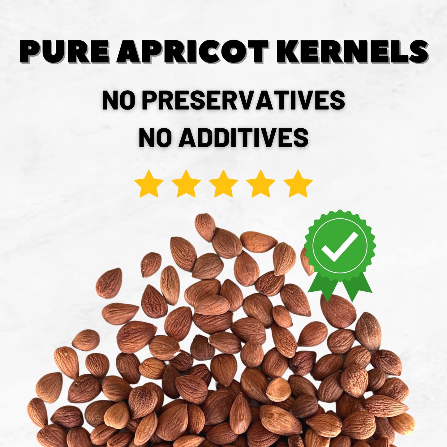 Berrilys Organic Bitter Apricot Kernels - Usda Certified Organic Bitter Apricot Seeds - Natural & Non-Gmo, Enhanced Quality Kernals, No Sulfur Or Additives - 16 Oz
