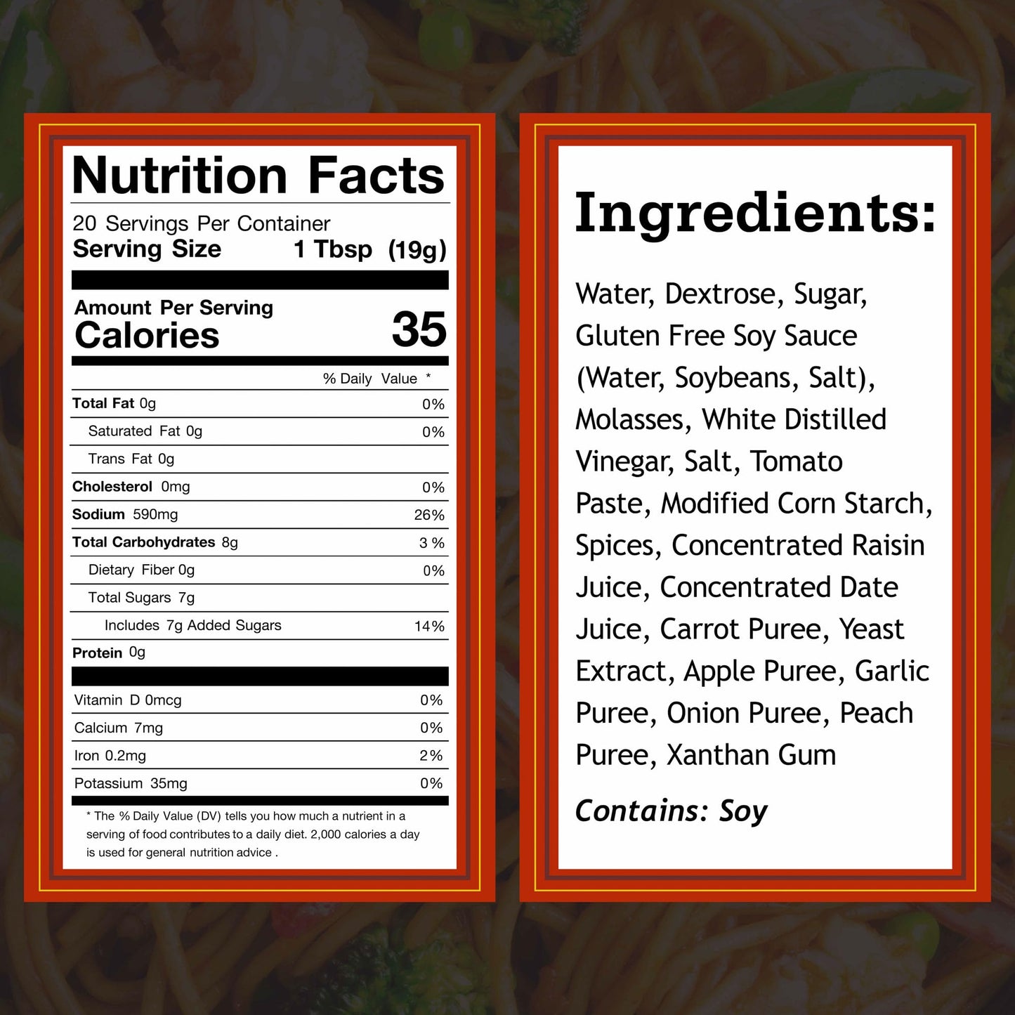 Otafuku Yakisoba Sauce for Japanese Stir Fry Noodles, Gluten-Free & Vegan Yakisoba Sauce Authentic Umami Flavor - No Artificial