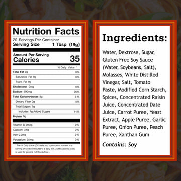 Otafuku Yakisoba Sauce for Japanese Stir Fry Noodles, Gluten-Free & Vegan Yakisoba Sauce Authentic Umami Flavor - No Artificial