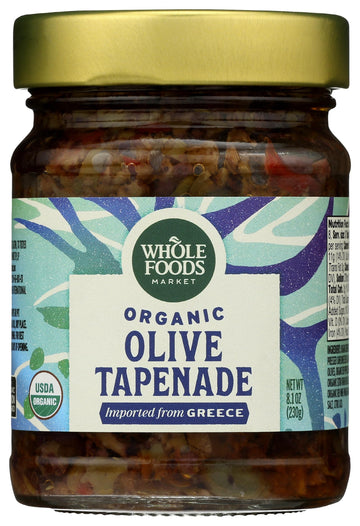 Whole Foods Market, Tapenade Olive Organic, 8.11 Ounce