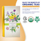 Premium Organic Tea Bag 80 Pack Sampler Designer Tin Book Gift Set 10 Per Flavor Assorted Variety Exotic Fruit Herbal Black And