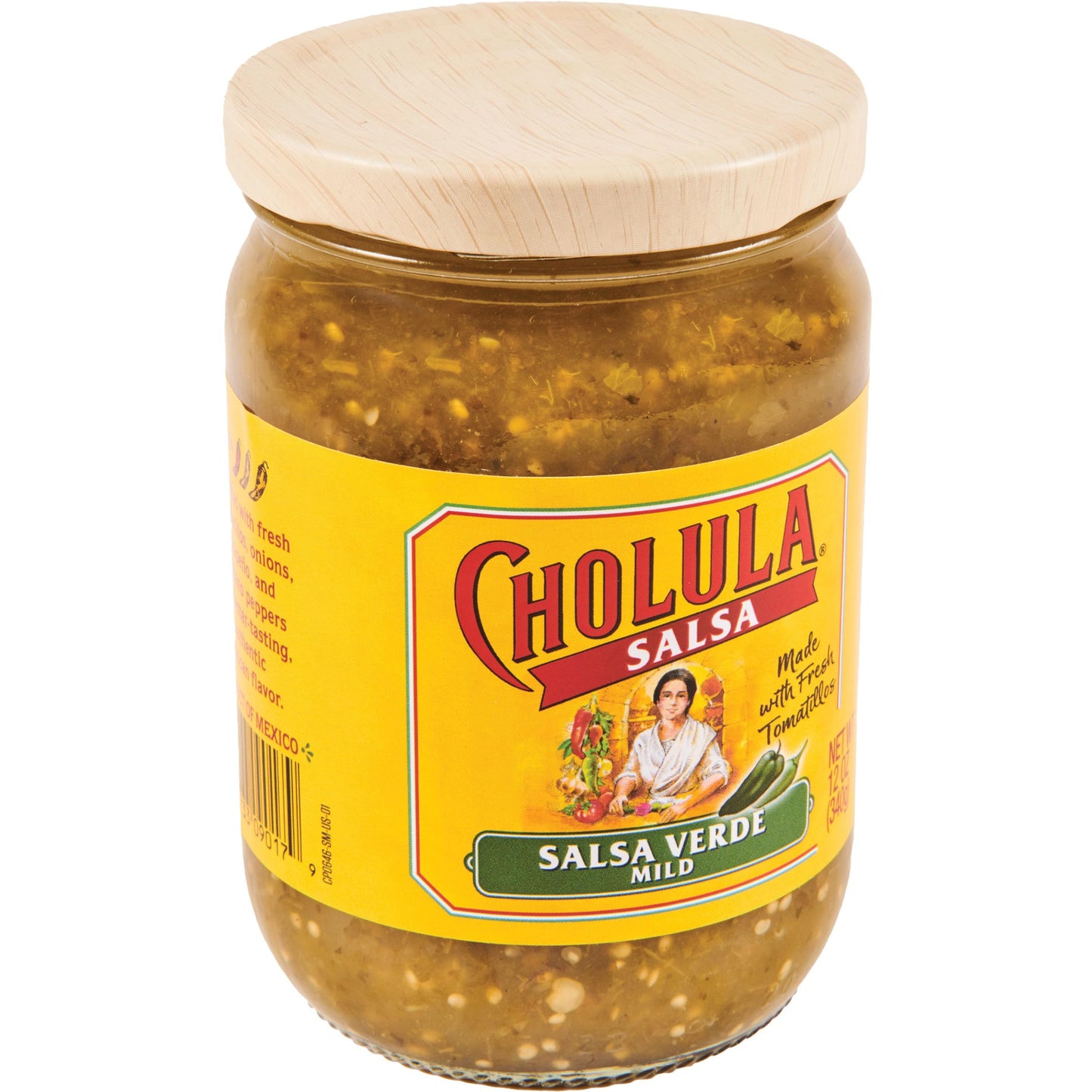Cholula Salsa Verde, Mild Heat, 12 oz (Pack of 6)