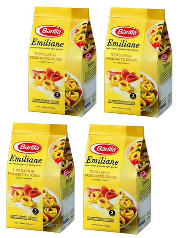 Barilla: ''Emiliane'' Dried Tortellini with Meat 8.8 Ounce (250g) Packages (Pack of 4) [ Italian Import ]