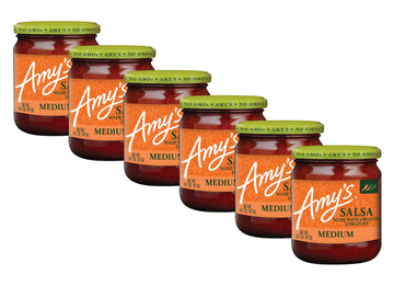 Amys Salsa Medium Gf Org, 14.7 Oz (Pack Of 6)