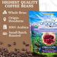 Subtle Earth Organic Coffee - Dark Roast - Whole Bean Coffee - 100% Arabica Beans - Low Acidity and Non-GMO - 2lb bag