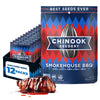 Chinook Seedery Roasted Jumbo Sunflower Seeds - Keto Snacks, Gluten-Free, Non-GMO, Smokehouse BBQ 4 oz (12-Pack)
