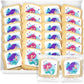 Mermaid Party Favors Cookies Decorated | Individually Wrapped 24 Pack | Theme Birthday Candy | Treats Dessert Table Sweets