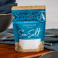 SaltWorks Artisan Salt Company Pure Ocean Sea Salt, 4 Ounce Zip-Top Pouch, White Crystals