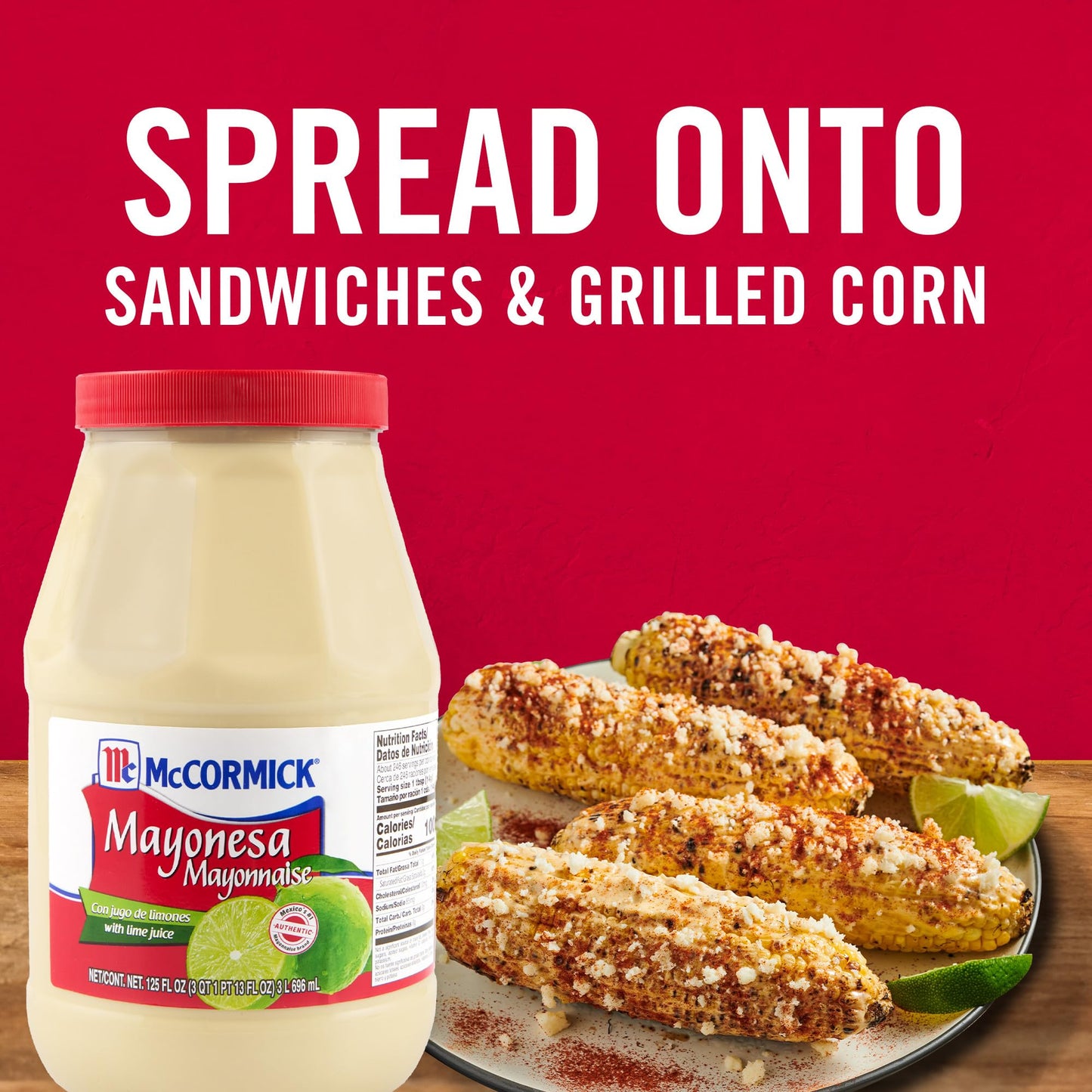 Mccormick Mayonesa (Mayonnaise) With Lime Juice, 125 Fl Oz