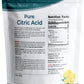 Viva Doria 100% Pure Citric Acid, Food Grade, Fine Grain, 3.5 Lb (1.59 Kg)